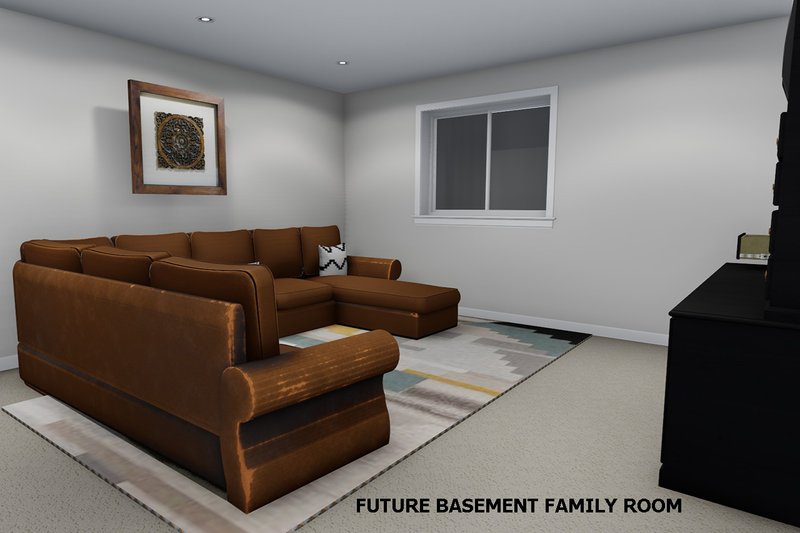 Dream House Plan - Future Finished Basement Family Room