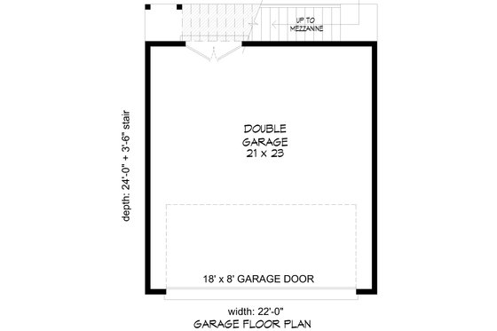 Floor Plan - Main Floor for Colonial House Plan #932-1092, 0 bath