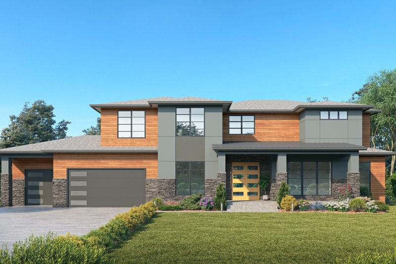 Home Plan - Photo for Contemporary House Plan #1066-164 - 5 bed, 5.5 bath