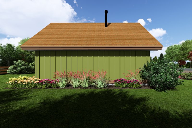 Dream House Plan - Exterior - Other Elevation 1 for Cottage House Plan #126-140 - 2 bed, 1 bath