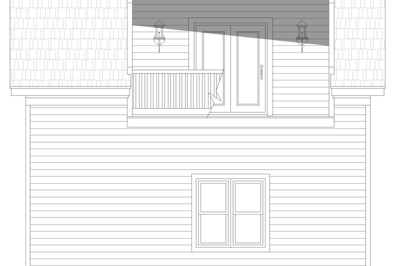 Architectural House Design - Exterior - Other Elevation for Cottage House Plan #932-676, 0 bath