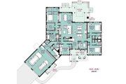 Craftsman Style House Plan - 4 Beds 5 Baths 4162 Sq/Ft Plan #917-41 