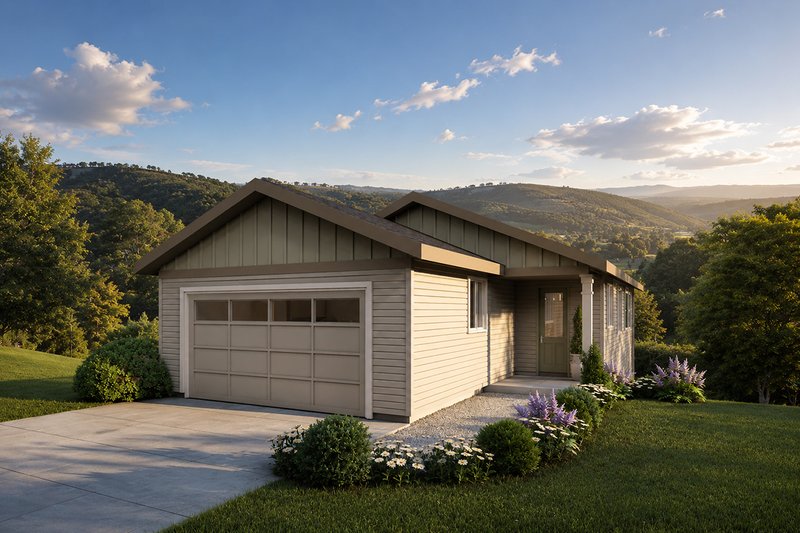 Dream House Plan - Exterior - Front Elevation 2 for Traditional House Plan #124-1469 - 3 bed, 2 bath