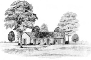 Country Exterior - Front Elevation Plan #36-262
