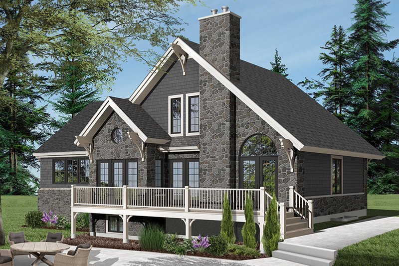 Country Style House Plan - 3 Beds 2.5 Baths 1886 Sq/Ft Plan #23-2562 ...