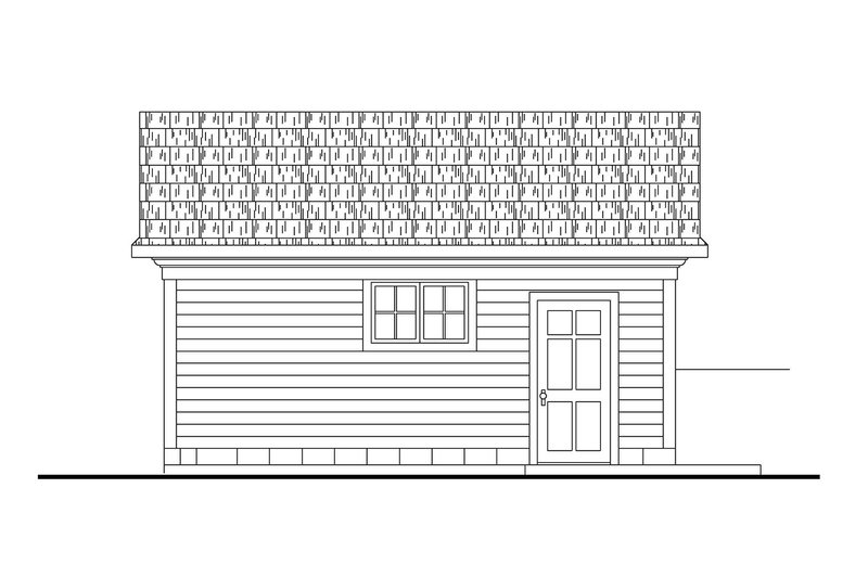 House Blueprint - Exterior - Other Elevation for Farmhouse House Plan #124-1471, 0 bath