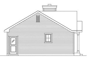 Exterior - Other Elevation 1 for Cottage House Plan #22-595 - 1 bed, 1 bath