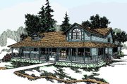 Farmhouse Style House Plan - 3 Beds 2.5 Baths 2406 Sq/Ft Plan #60-130 