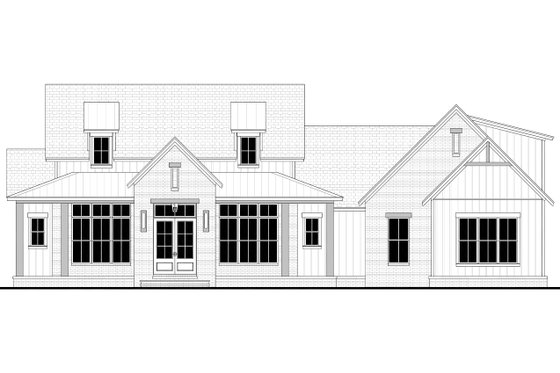 Exterior - Front Elevation 9 for Farmhouse House Plan #430-418 - 3 bed, 3.5 bath