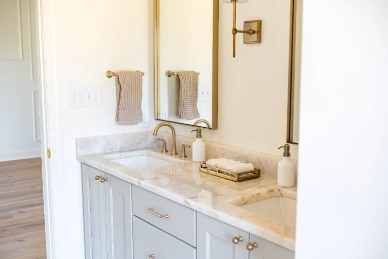 House Blueprint - Interior - Master Bathroom 2 for Colonial House Plan #1116-56 - 3 bed, 2.5 bath