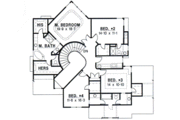 European Style House Plan - 4 Beds 3.5 Baths 2877 Sq/Ft Plan #67-549 