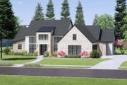 European Style House Plan - 4 Beds 4.5 Baths 3031 Sq/Ft Plan #1096-55 