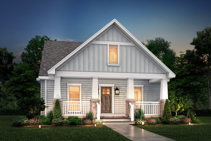 Dream House Plan - Craftsman Exterior - Front Elevation Plan #430-79