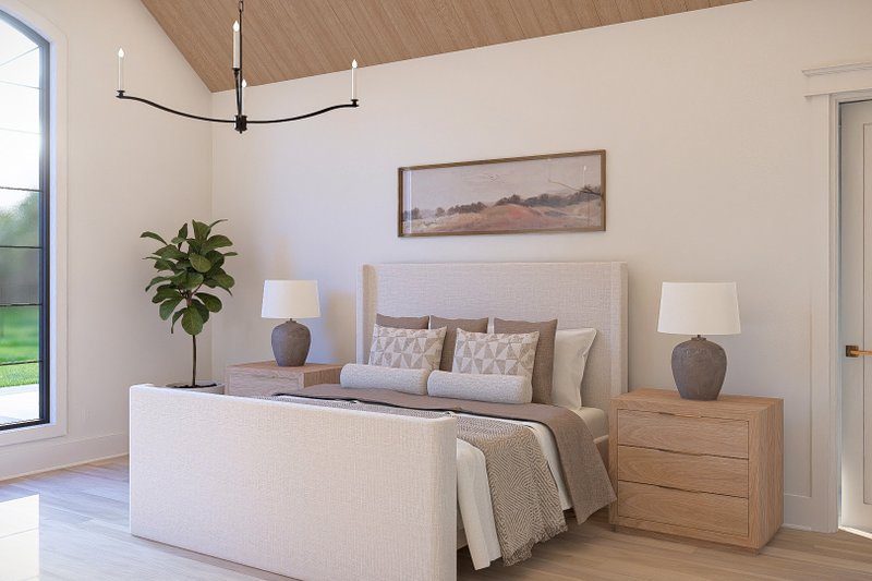House Blueprint - Interior - Master Bedroom for Cottage House Plan #455-774 - 3 bed, 2.5 bath