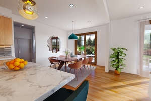 Interior - Dining Room for Contemporary House Plan #48-986 - 4 bed, 2.5 bath