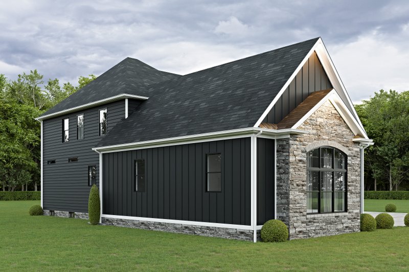House Blueprint - Exterior - Other Elevation for Colonial House Plan #1089-36 - 4 bed, 3.5 bath