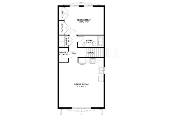 Farmhouse Floor Plan - Upper Floor Plan #1060-82