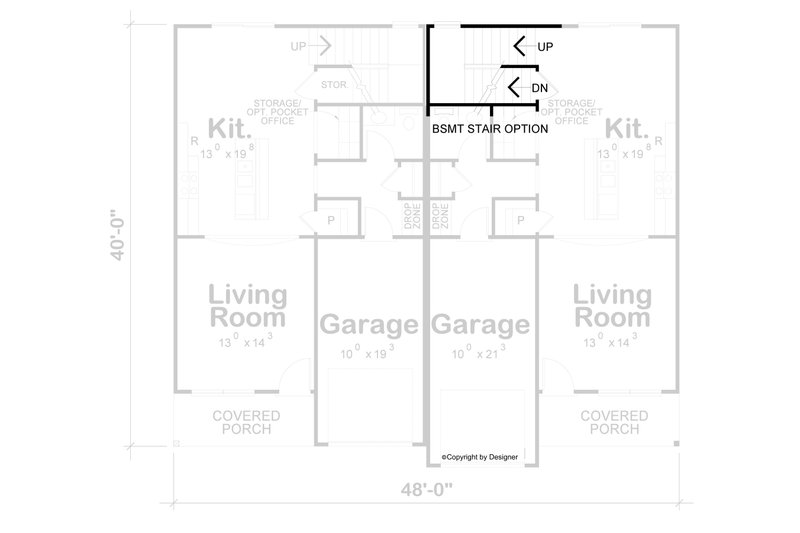 House Plan Design - Floor Plan - Other Floor for Farmhouse House Plan #20-2528 - 3 bed, 2.5 bath