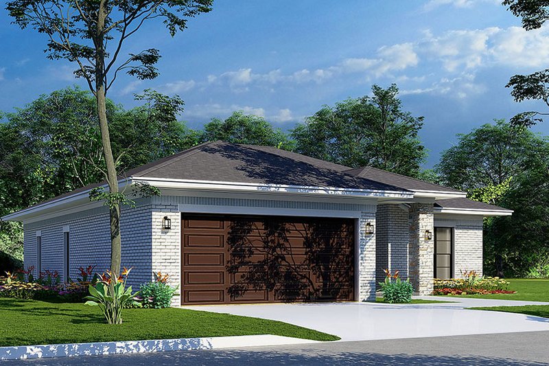 Home Plan - Exterior - Other Elevation for Contemporary House Plan #923-228 - 3 bed, 2 bath