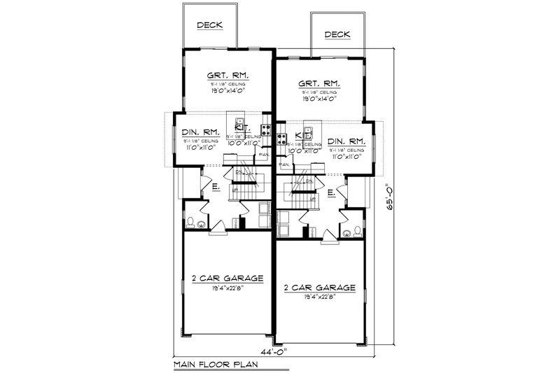 Dream House Plan - Floor Plan - Main Floor for Traditional House Plan #70-1474 - 6 bed, 4 bath
