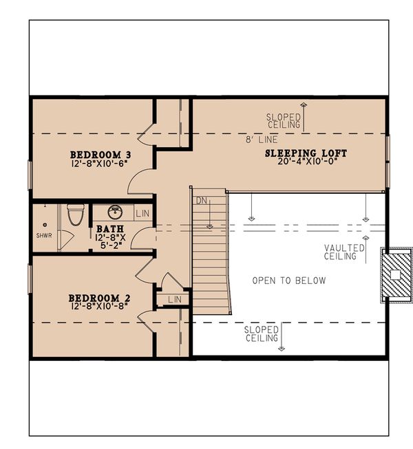 Home Plan - Country Floor Plan - Upper Floor Plan #923-207