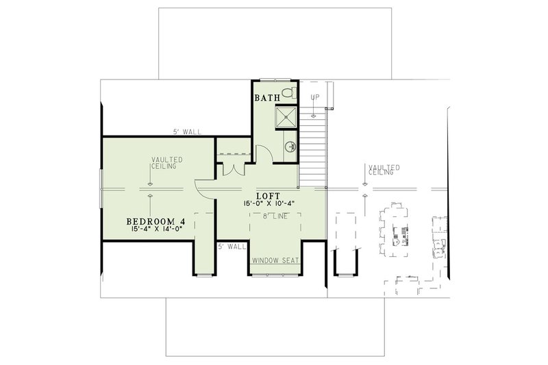 Home Plan - Floor Plan - Upper Floor for Country House Plan #17-3280 - 4 bed, 4 bath