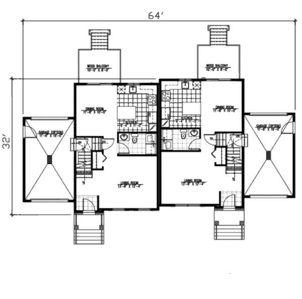 Architectural House Design - Traditional Floor Plan - Main Floor Plan #138-239
