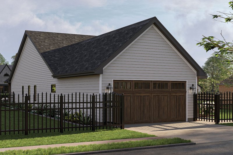 House Blueprint - Exterior - Other Elevation for Craftsman House Plan #455-423 - 3 bed, 2 bath
