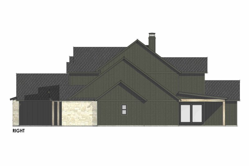 House Design - Exterior - Other Elevation for Country House Plan #1096-17 - 4 bed, 4.5 bath