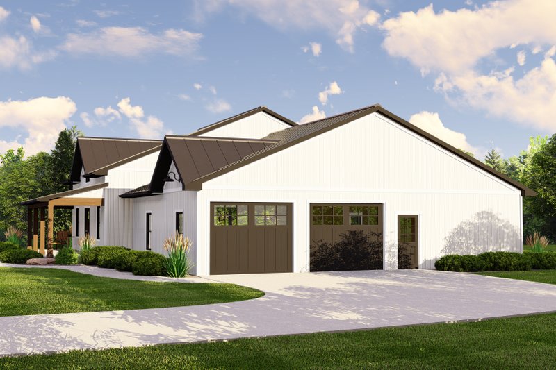 House Blueprint - Exterior - Other Elevation for Country House Plan #1064-234 - 3 bed, 2 bath