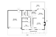 Country Style House Plan - 3 Beds 2.5 Baths 1828 Sq/Ft Plan #124-1377 