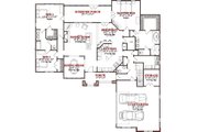 Bungalow Style House Plan - 3 Beds 3.5 Baths 2910 Sq/Ft Plan #63-225 