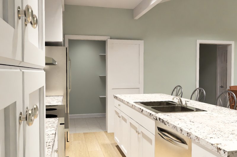 Architectural House Design - Interior - Kitchen 3 for Cottage House Plan #513-2465 - 4 bed, 3 bath