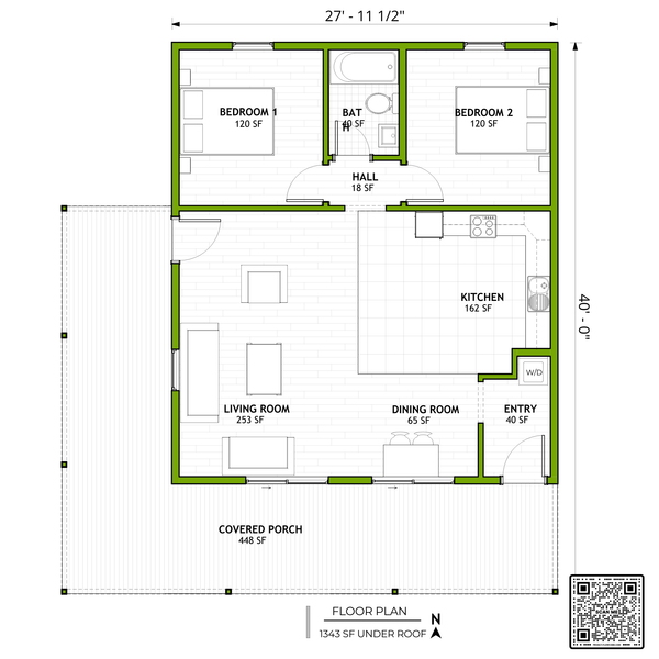 Ranch Floor Plan - Main Floor Plan #1106-9