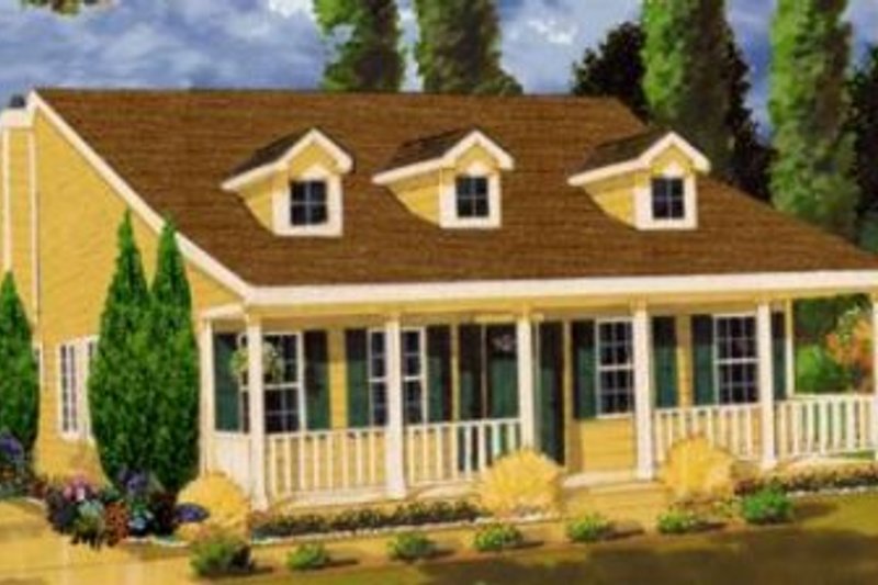 House Design - Farmhouse Exterior - Front Elevation Plan #3-108