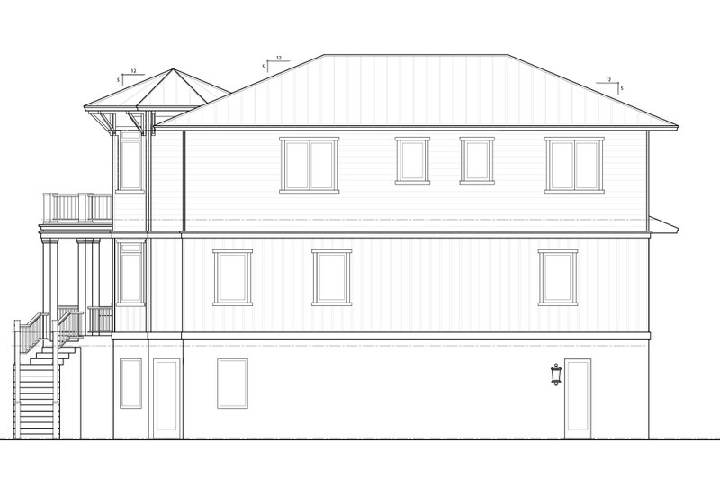 Home Plan - Exterior - Other Elevation 1 for Craftsman House Plan #938-157 - 3 bed, 3.5 bath