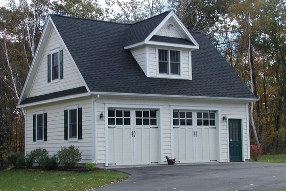 Exterior - Front Elevation for Traditional House Plan #75-214, 0 bath