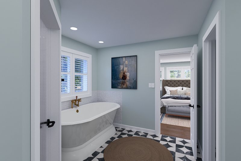 House Design - Interior - Master Bathroom 3 for Farmhouse House Plan #1060-262 - 4 bed, 2.5 bath