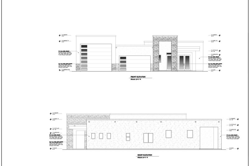 House Design - Exterior - Other Elevation for Contemporary House Plan #53-743 - 3 bed, 3.5 bath