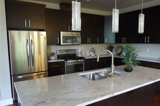 Interior - Kitchen for Prairie House Plan #124-924 - 3 bed, 2.5 bath