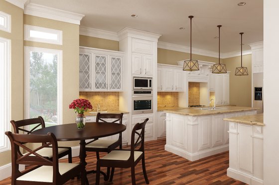 Interior - Kitchen for European House Plan #45-379 - 5 bed, 4.5 bath