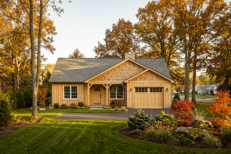 Exterior - Front Elevation 2 for Ranch House Plan #30-164 - 3 bed, 2 bath