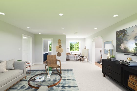 Interior - Family Room 1 for Farmhouse House Plan #1060-183 - 1 bed, 1 bath