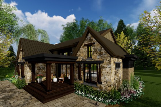 Exterior - Other Elevation 1 for Contemporary House Plan #51-585 - 3 bed, 2.5 bath