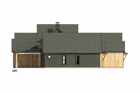 Exterior - Other Elevation for Farmhouse House Plan #1096-26 - 4 bed, 4.5 bath