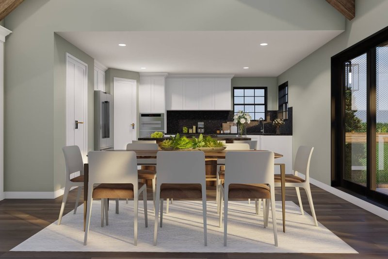 Architectural House Design - Interior - Dining Room for Traditional House Plan #923-37 - 4 bed, 3 bath