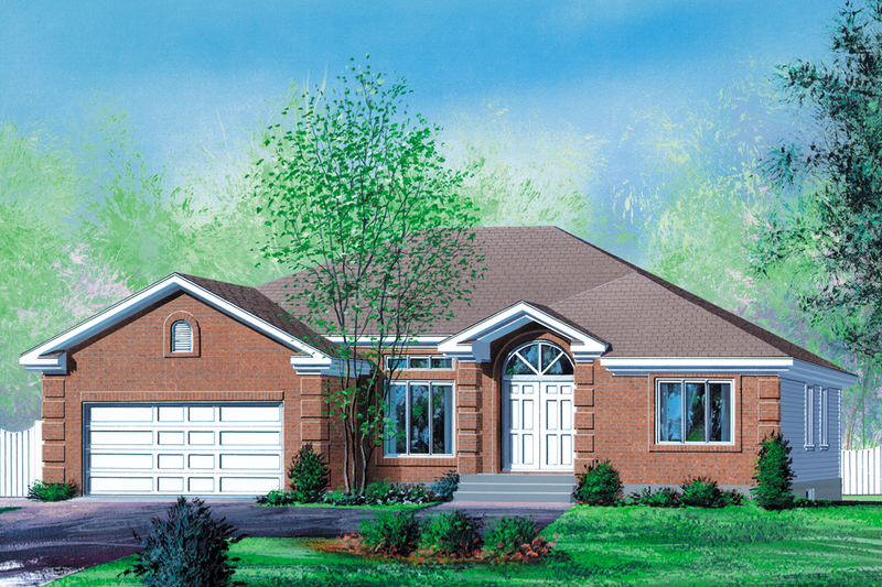 House Design - European Exterior - Front Elevation Plan #25-1072