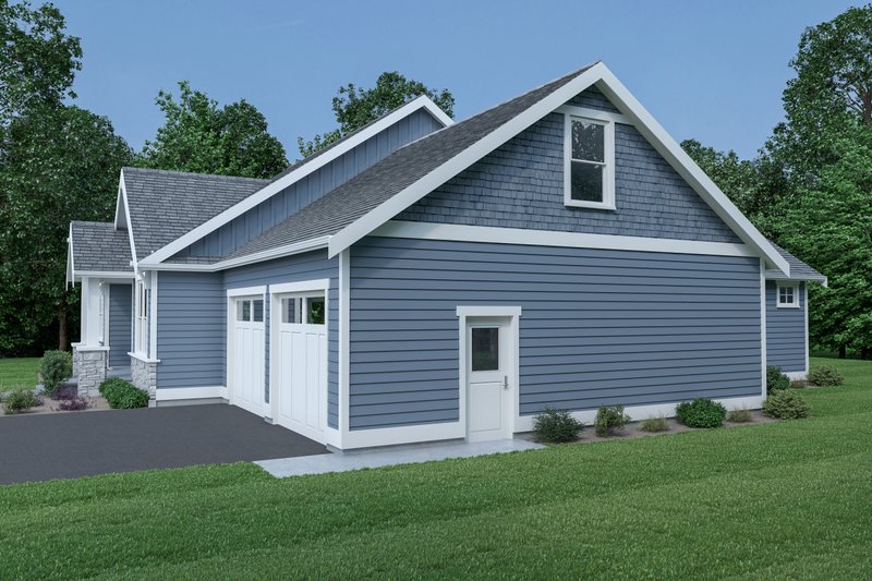House Blueprint - Exterior - Other Elevation 1 for Craftsman House Plan #1070-200 - 3 bed, 2.5 bath