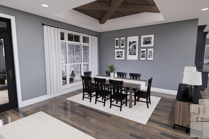 Dream House Plan - Interior - Dining Room for Traditional House Plan #51-1224 - 2 bed, 2 bath
