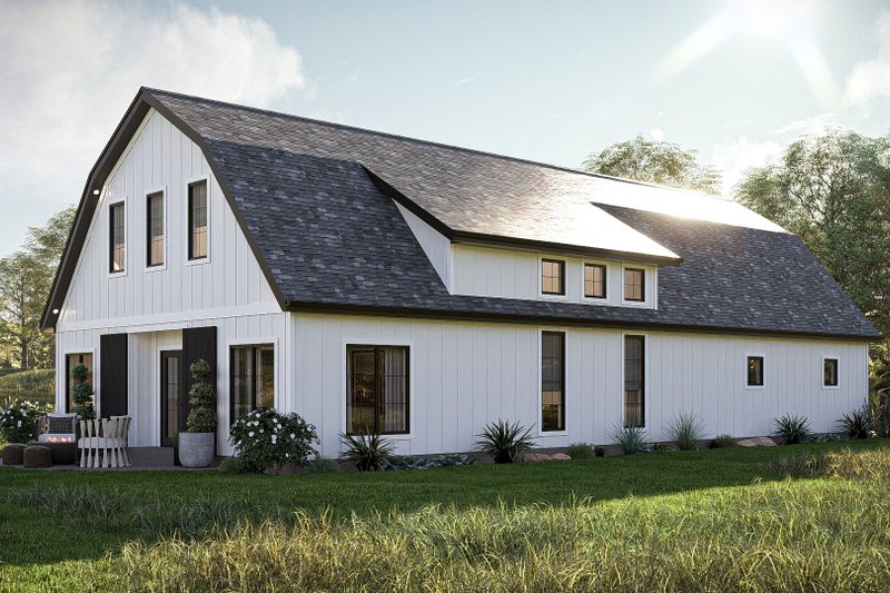 Home Plan - Exterior - Other Elevation 5 for Barndominium House Plan #455-508 - 2 bed, 2.5 bath